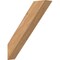 Ekena Millwork 5 1/2"W x 26"D x 30"H Traditional Smooth Knee Brace, Western Red Cedar BRC06X26X30TRA00SWR - alternate 1